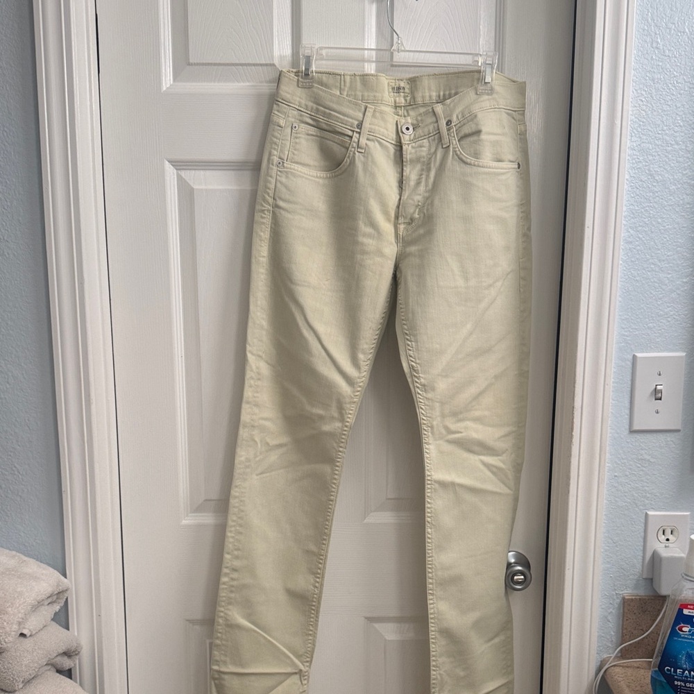 Hudson Jeans Men's Light Tan Slim Jeans